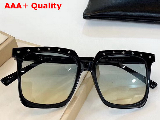 Celine Oversized Sunglasses in Acetate Black Replica