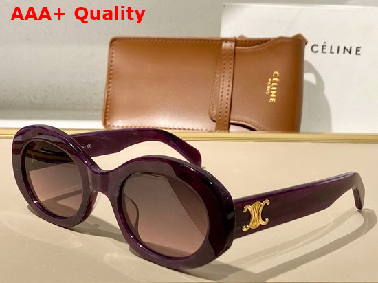 Celine Triomphe 01 Sunglasses in Acetate White Replica