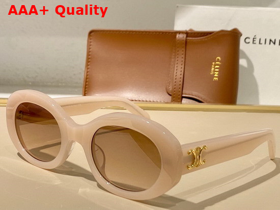 Celine Triomphe 01 Sunglasses in Acetate White Replica