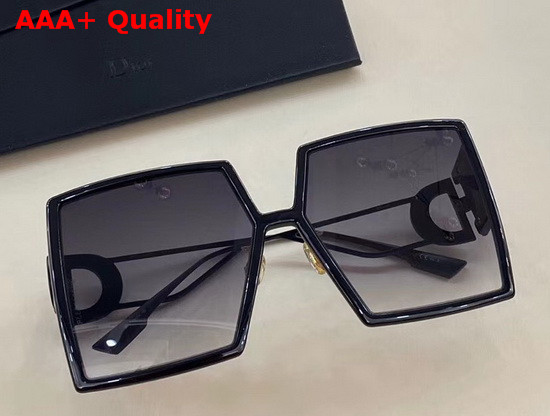 Dior 30Montaigne Black Square Sunglasses Replica