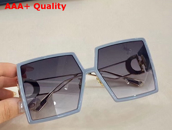 Dior 30Montaigne Light Blue Square Sunglasses Replica