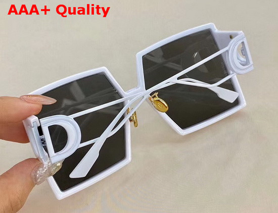 Dior 30Montaigne White Square Sunglasses Replica