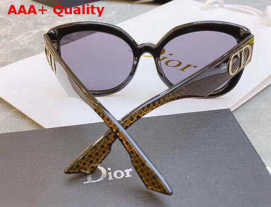 Dior CD Round Sunglasses in Brown Replica