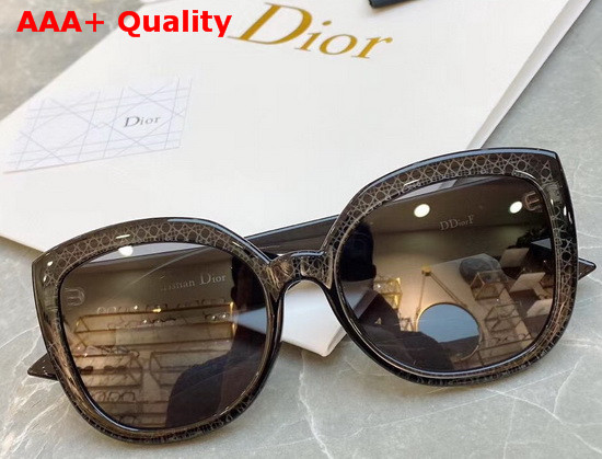 Dior CD Round Sunglasses in Brown Replica