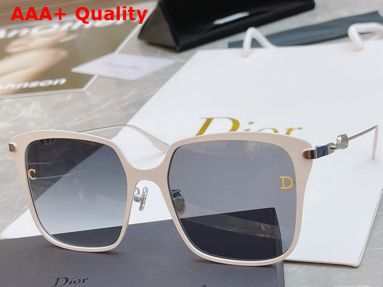 Dior CD Square Frame Sunglasses in Pink Replica