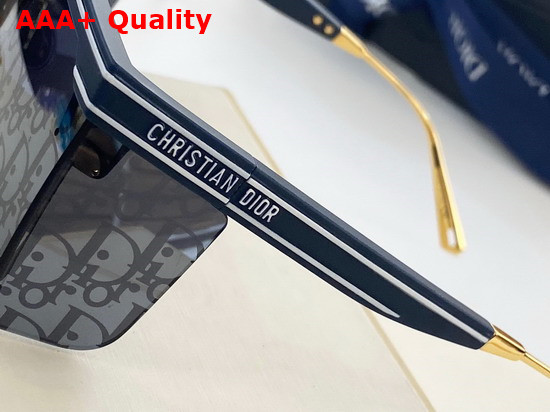 DiorClub M1U Blue Dior Oblique Mask Sunglasses Replica