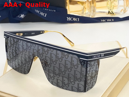 DiorClub M1U Blue Dior Oblique Mask Sunglasses Replica