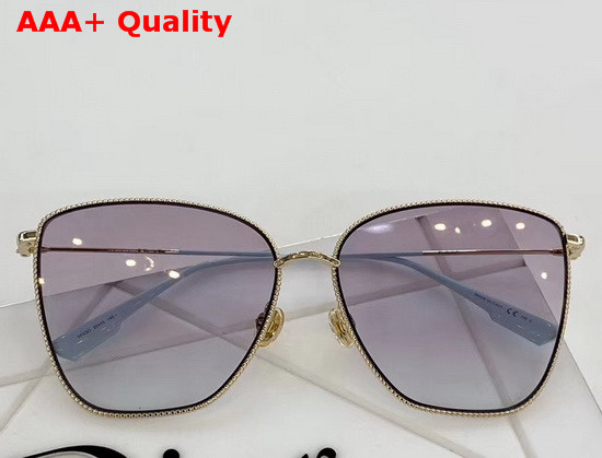 DiorSociety2F Brown to Pink Shaded Butterfly Sunglasses Replica