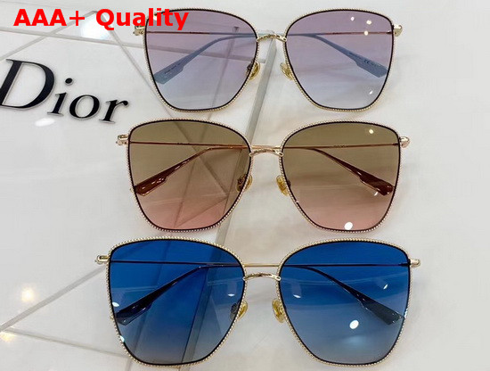 DiorSociety2F Brown to Pink Shaded Butterfly Sunglasses Replica