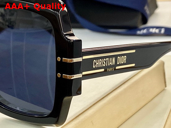 Diorsignature S1U Black Square Sunglasses Replica