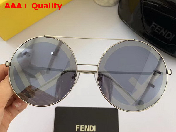 Fendi Round Frame Metal Sunglasses Replica