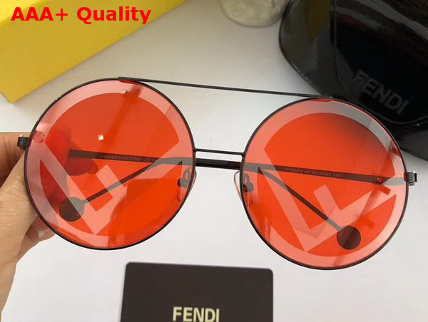 Fendi Round Frame Metal Sunglasses Replica