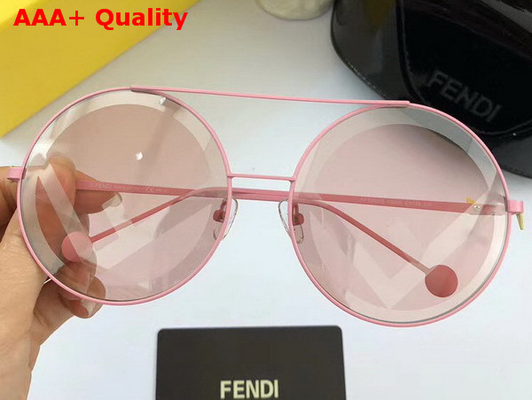 Fendi Round Frame Metal Sunglasses Replica