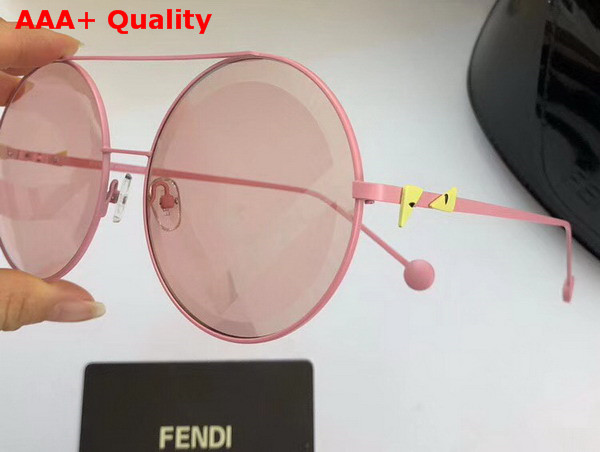 Fendi Round Frame Metal Sunglasses Replica