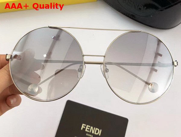 Fendi Round Frame Metal Sunglasses Replica