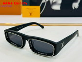 LV Super Vision Low Square Sunaglasses in Black Z2388E Replica