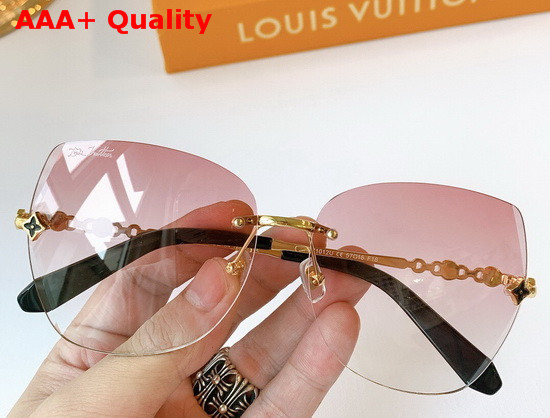 Louis Vuitton Frameless Fashion Sunglasses Pink Replica