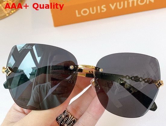 Louis Vuitton Frameless Fashion Sunglasses Pink Replica