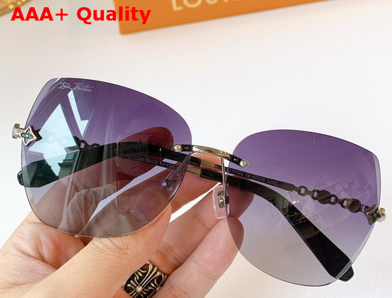 Louis Vuitton Frameless Fashion Sunglasses Pink Replica