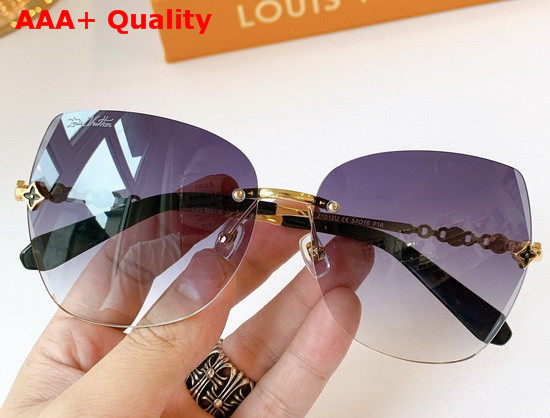 Louis Vuitton Frameless Fashion Sunglasses Pink Replica