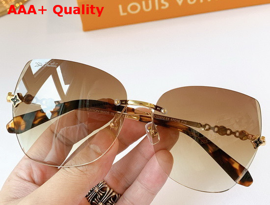 Louis Vuitton Frameless Fashion Sunglasses Pink Replica