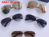 Louis Vuitton Grease Sunglasses Gold Color Frame Z1366W Replica