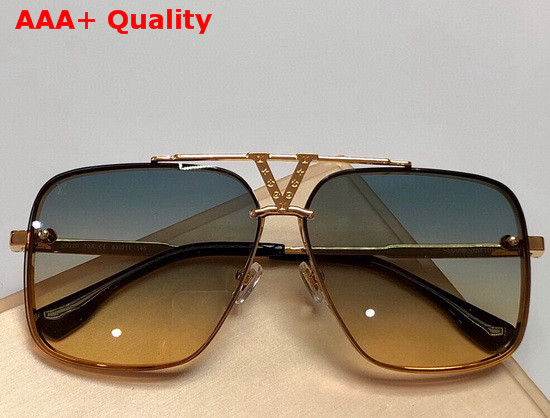 Louis Vuitton Mens V Signature Sunglasses Coffee Lens Replica