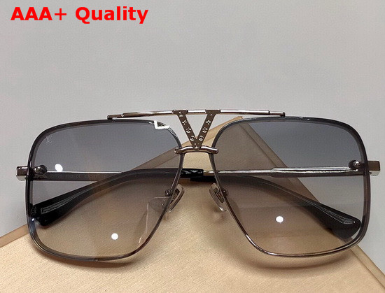 Louis Vuitton Mens V Signature Sunglasses Coffee Lens Replica