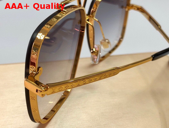 Louis Vuitton Mens V Signature Sunglasses Coffee Lens Replica