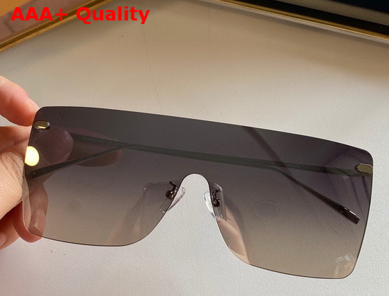 Louis Vuitton Oversized Frameless Sunglasses Tea Color Replica