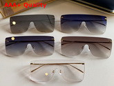 Louis Vuitton Oversized Frameless Sunglasses Tea Color Replica