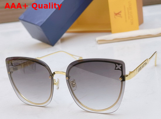 Louis Vuitton Round Sunglasses with Monogram Motif On Lens Replica