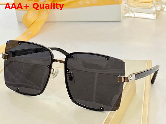 Louis Vuitton Square Sunglasses with Monogram Motif Replica