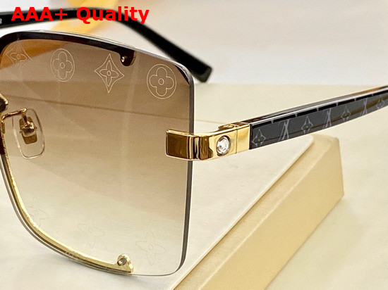 Louis Vuitton Square Sunglasses with Monogram Motif Replica