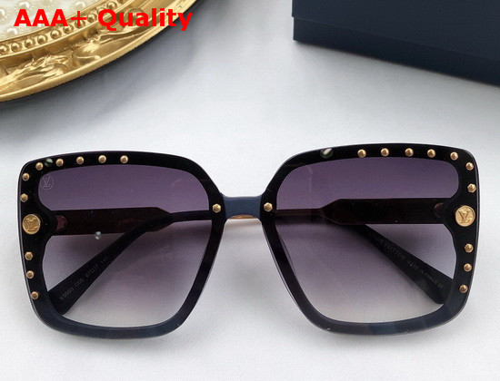 Louis Vuitton Studded Sunglasses Black Replica