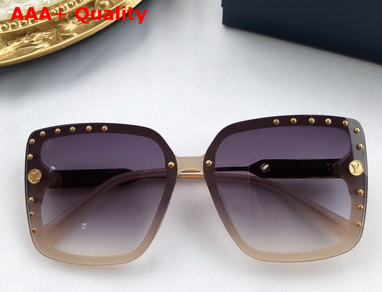 Louis Vuitton Studded Sunglasses Black Replica