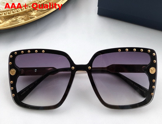 Louis Vuitton Studded Sunglasses Black Replica