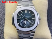 Patek Philippe Nautilus Watch Self Winding Mechanical Movement Black Blue Dial Stainless Steel Case 5712 1A 001 Replica