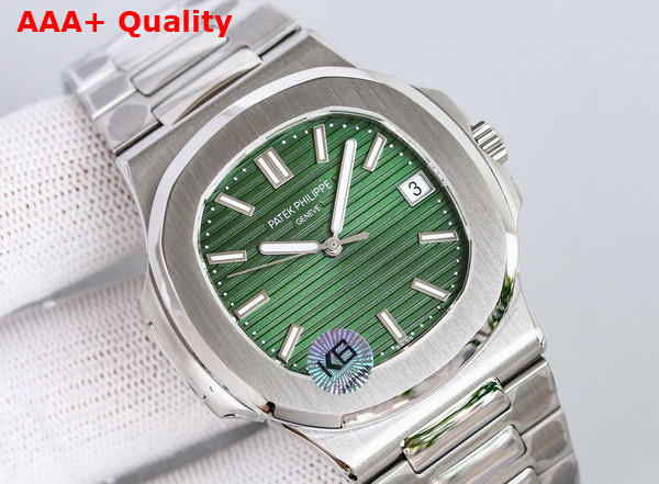 Patek Philippe Nautilus Watch Self Winding Mechnical Movement Green Dial Steel Case Replica