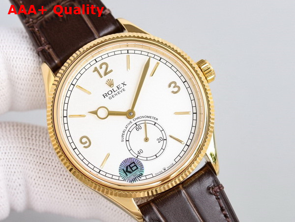 Rolex 1908 39mm 18 Ct Yellow Gold Polished Finish Replica