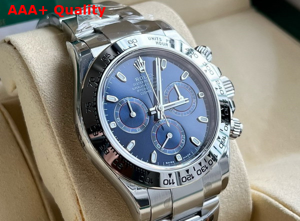 Rolex Cosmograph Daytona Oyster 40mm Oystersteel Blue Dial Replica