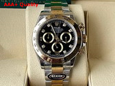 Rolex Cosmograph Daytona Oyster 40mm Oystersteel and Yellow Gold Black Dial with Diamonds Replica