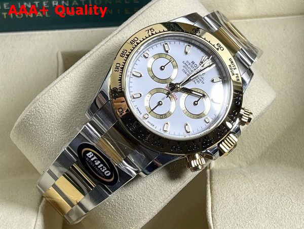 Rolex Cosmograph Daytona Oyster 40mm Platinum and Yellow Gold Replica