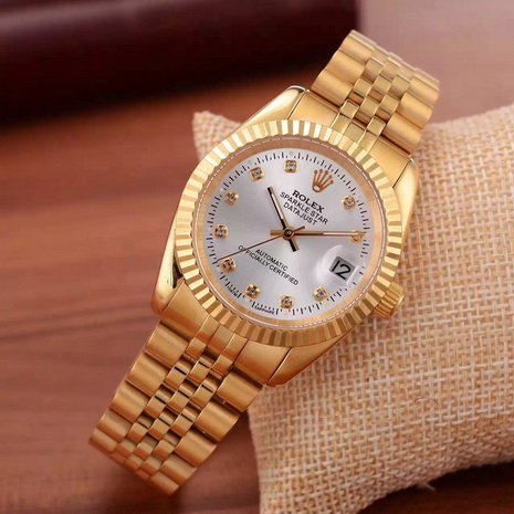 Rolex Date Just Sparkle Star Watch Yellow Gold for Sale