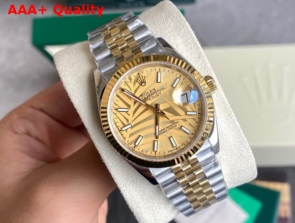 Rolex Datejust 36 Oyster 36mm Oystersteel and Yellow Gold Reference 126203 Replica