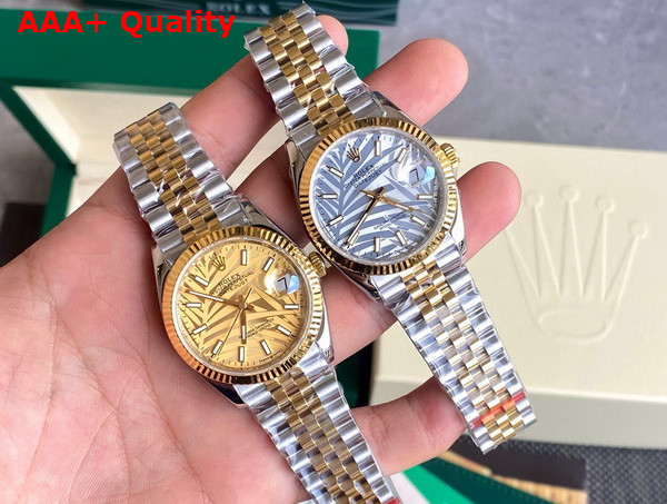 Rolex Datejust 36 Oyster 36mm Oystersteel and Yellow Gold Reference 126203 Replica