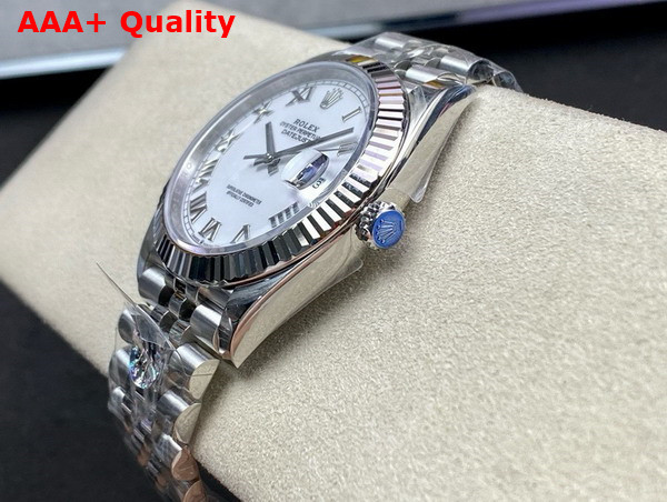 Rolex Datejust 41 Oyster 41mm Oystersteel and White Gold Reference 126334 Replica