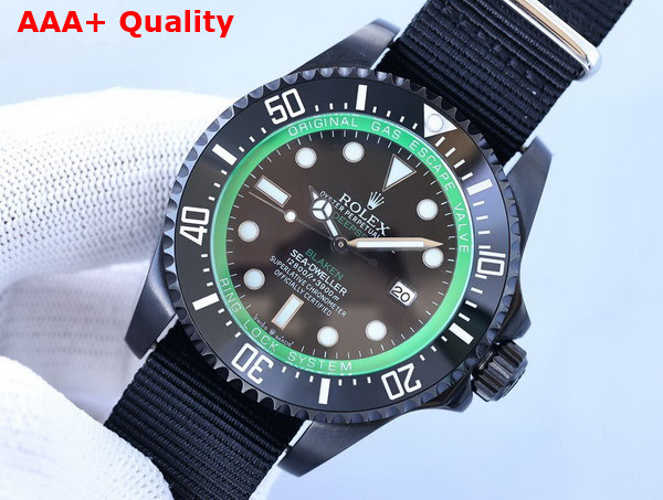 Rolex Deepsea Watch Black and Green Replica