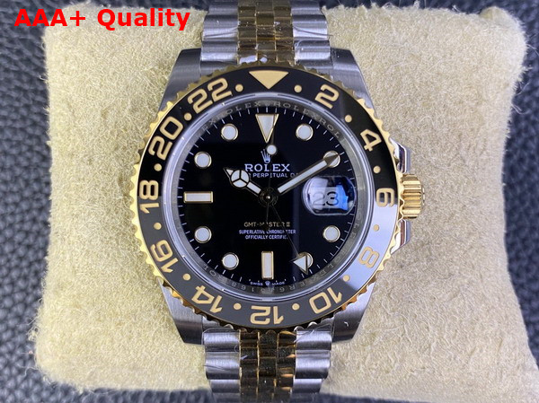 Rolex GMT Master II Oyster 40mm Oystersteel and Yellow Gold Replica