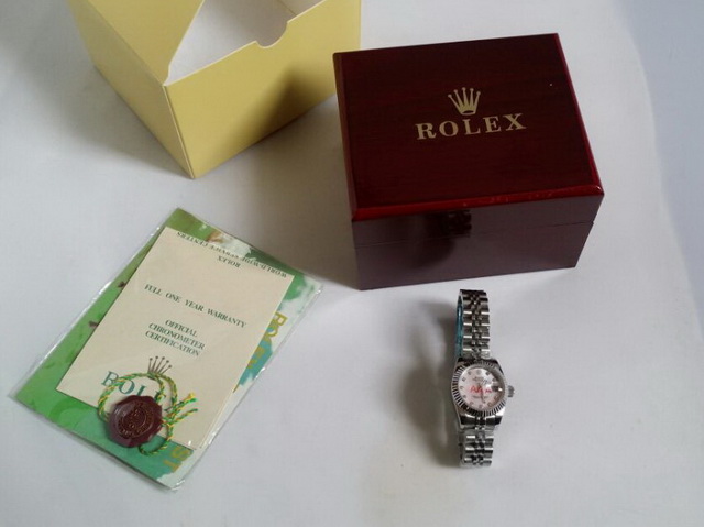 Rolex Lady Date Just 26 Steel Pink Mother Of Pearl Dial for Sale